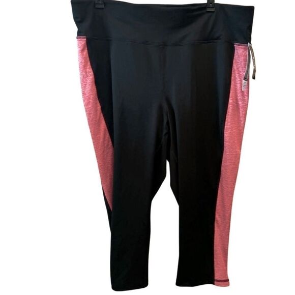 ID Ideology Women's Essentials Colorblocked Cropped Leggings Size 2X - Picture 9 of 11